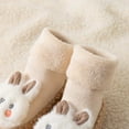 thumbnail image 4 of Kid Socks Toddlers Baby Boy Girls Indoor Shoes Antislip Socks Booties Red Socks 0-6 Years, 4 of 6