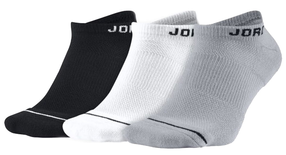 Nike Jordan Jumpman DriFit No Show Socks Multi 3 Pair SX5546018