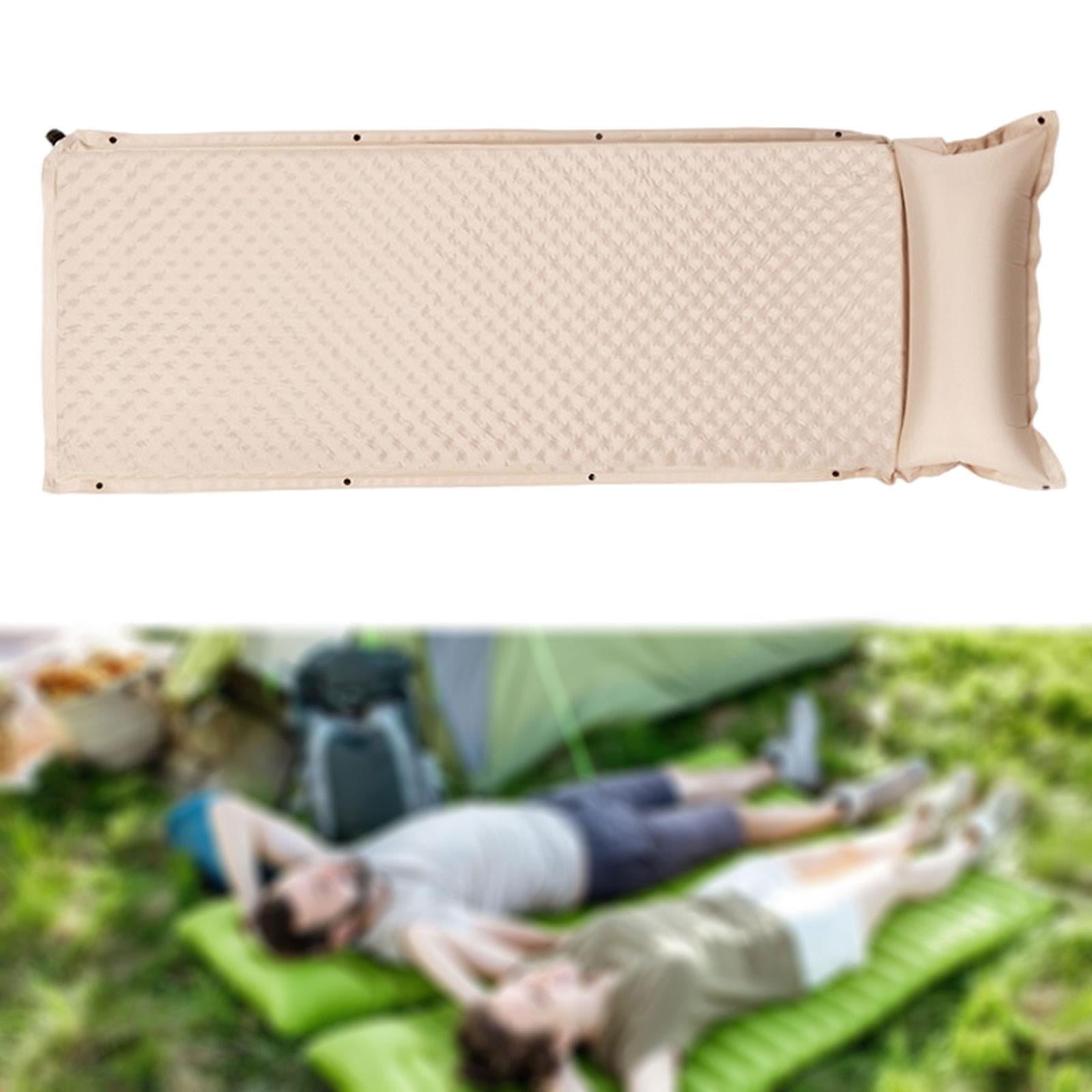 simhoa Automatic Inflatable Mattress, Self Inflating Air Mattress, Waterproof Lightweight Inflatable Bed for Tent Backpacking Hiking for 1 Person