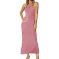 thumbnail image 1 of Robe en Satin Grande Taille pour Femmes Élégante Soirée Fête Mariage, 1 of 5
