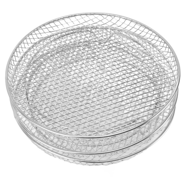 3PCS Stackable Multi Layer Dehydrator Rack, Stainless Steel Fryer Accessories, Versatile Design, Compatible with Cosori,