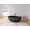 Black, variant on MEDUNJESS 63" Premium Wave Solid Surface Stone Resin Freestanding Bathtub, Modern Design Stand Alone Tub Soaking Tub with Overflow and Pop up Drain, Matte White