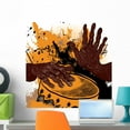 thumbnail image 1 of African Drummer Wall Mural by Wallmonkeys Peel and Stick Graphic (24 in H x 24 in W) WM92666, 1 of 4