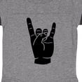 thumbnail image 3 of Inktastic Rocker Horns Boys or Girls Baby Bodysuit, 3 of 4