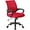Red, variant on MCQ Ergonomic Office Chair with Rocking Mode, Lumbar Support, Height Adjustable, Mesh Back, Quiet Casters for Home Office & Gaming, Black