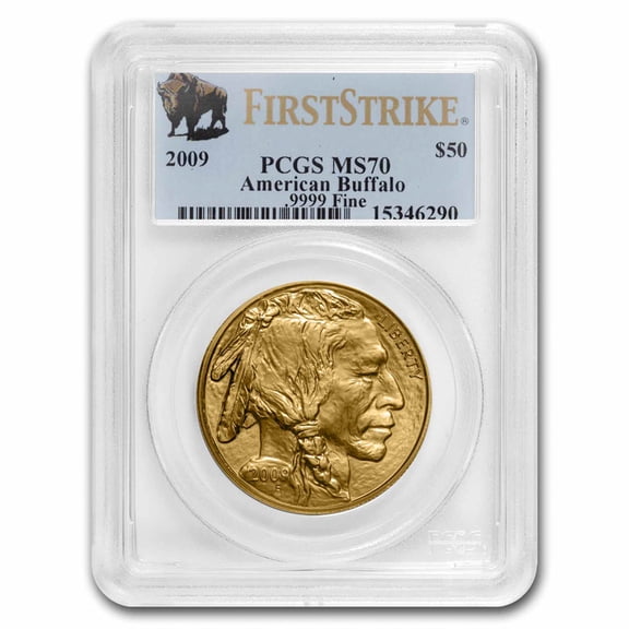 2009 1 oz Gold Buffalo MS-70 PCGS (FirstStrike®)