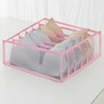 thumbnail image 2 of Tainini Underwear Organizer, 4 Set Foldable Bra Underwear Organizer Drawer Divider Storage Organizer for Underwear, Socks, Ties, Bras, Women Underwear Storage Compartment Box, 2 of 3