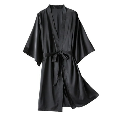 

MIARHB Crotchless New Satin Silk Pajamas Women Lingerie Robes Underwear Sleepwear Babydoll Lace Teddy