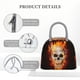 thumbnail image 4 of Balery Satanic Skull Bolsa de Almuerzo para Mujeres, Caja de Almuerzo, Bolsa de Almuerzo Pequeña Impermeable, Tote de Almuerzo Reutilizable con Gran Capacidad, 4 of 6