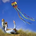 thumbnail image 4 of Kite Honbo Rainbow Soft Octopus, 4,3 m, cola de 61 m, línea, 4 of 6