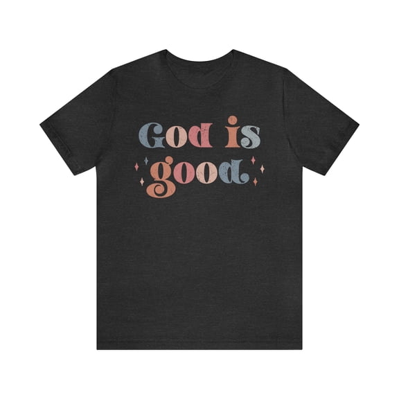 God is Good Shirt, Bible Verse Church Gift, Retro Vibes Christian Tee
