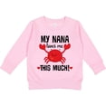 thumbnail image 2 of Inktastic Nana Loves Me Grandson Toddler Sweatshirt, 2 of 4