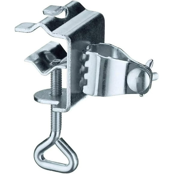 Outdoor Garden Parasol Fixed Clip Bracket, Balcony Parasol Bracket, Portable Parasol Metal Clip Bracket For Pool Deck Fence Post (silver) (1pcs)