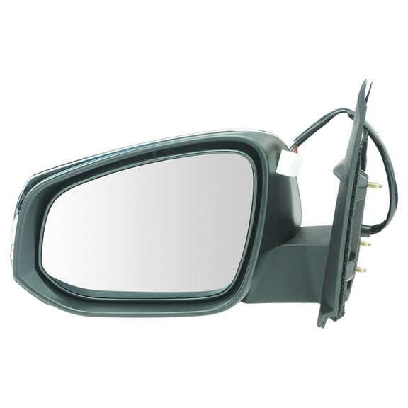 TRQ Exterior Mirror LH Driver Side Power Heated Turn Signal Chrome for Tacoma MRA06768 Fits select: 2016-2021 TOYOTA TACOMA