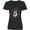 AB-Black, variant on German Shepherd Dog Art Gift Women's V-Neck T-Shirt