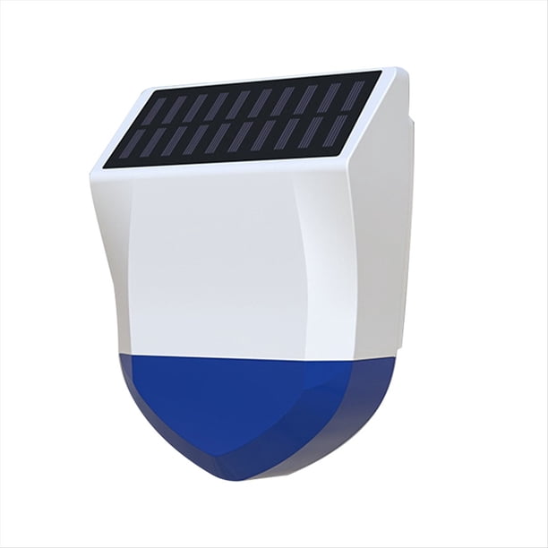 Tuya Smart WiFi Sirena Alarma Exterior Sonido y Luz Alarma Impermeable Solar Sonido Luz Alarmas