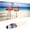 Beach Flamingos, variant on Beach Flamingos Non-Slip Rubber Large Mouse pad for Desk,Large Gaming Mouse Pad XXL Extended Mouse pad with Stitched Edges Non-Slip Base Water Resist Pad Desk Mat 35.4x15.7inch