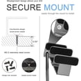 thumbnail image 4 of czcpp-2 Tier Under Desk Laptop Mount, Double Decker Metal Under Desk Shelf Holder for Laptop, MacBook Pro, Keyboard with Anti-Scratch Silicone (Silver), 4 of 4