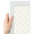 thumbnail image 4 of PinPix 21x15 Custom Cork Bulletin Board Peaks Modern Pattern White Beige Poster Board Has a Fabric Style Canvas Finish, Framed in Peaks Modern Pattern White Beige, by ArtToFrames (PinPix-1793), 4 of 6