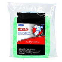 Waterless Cleaning Wipes Refill - Green - 10.5 x 12.25 in.
