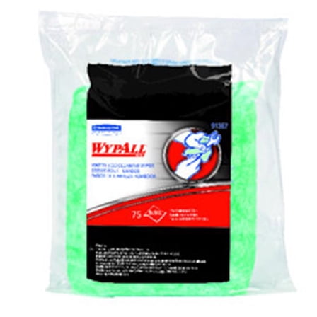 Waterless Cleaning Wipes Refill - Green - 10.5 x 12.25 in.