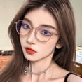 thumbnail image 4 of Gafas de sol planas con montura de espejo antiluz azul, modernas y a la moda, para miopía, adelgazantes y combinables, 4 of 4