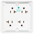 thumbnail image 3 of Receptáculo Leviton 21254-HW, 20 A, 125 V, de grado industrial, blanco, 3 of 4