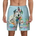 thumbnail image 2 of Goofa A Funny Little Dalmatian Puppy Printed Men's Swim Trunks Board Shorts Quick Dry Mens Swimming Trunks with Compression Liner,Breathable Fit Hawaii Beach Shorts-Small, 2 of 9