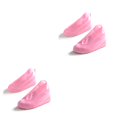 thumbnail image 4 of Moyic 1 par de cubiertas de zapatos de lluvia impermeables reutilizables de TPU, botas de lluvia antideslizantes, accesorios para zapatos de rosado L 2Conjunto, 4 of 6