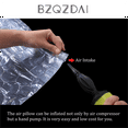 thumbnail image 4 of BZQZDAI 15.4" Wide 164Ft/Roll Sturdy Inflatable Packing Air Pillows Air Cushions Air Bags Packing Paper Void Fill Cushioning for Shipping and Packaging No Need Of Air Cushion Machine WITH FREE PUMP, 4 of 7