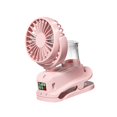 thumbnail image 3 of Elodie Clip on Fan Decor Multifunctional Cooling Spray for Dormitory Office Outdoor Pink, 3 of 8