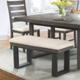 thumbnail image 4 of Picket House Furnishings Banc Sullivan en Noyer Foncé, 4 of 4