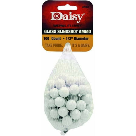 Daisy Slingshot Marble, 100-Count (Best Size Slingshot Ammo For Hunting)