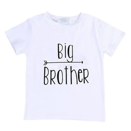 

Summer Kids Baby Boy Little Brother Romper Big Brother T-Shirt Tops Matching Shirts