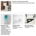 thumbnail image 7 of Kohler K-25077-RA-0 1.28 GPF Kingston Comfort Elongated Chair Height Toilet with Right-Hand Trip Lever - 2 Piece, 7 of 7