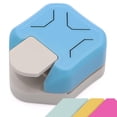 thumbnail image 1 of Jeemiter 3 Way Chamfer Corner Punch, 3 in 1 Craft Paper Corner Cutter for Paper Crafts, Laminate, Cardstock, Business Card, DIY Projects, Photo, Card Making and Scrapbooking, 1 of 7