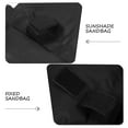 thumbnail image 2 of OATIPHO 4Pcs Tent Weight Bag Black Oxford Fabric Strong Stitching Multipurpose Fixing Sandbags, 2 of 4