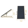 thumbnail image 2 of Chien Rampe Pliante Rampes pour Chiens avec Tapis Antidérapant Échelle pour Animaux de Compagnie Portable avec Poignée de Transport et Structure Robuste pour les Lits Bas Canapés Chaises Ou Canapés Bureau Extérieur Intérieur Noir, 2 of 4