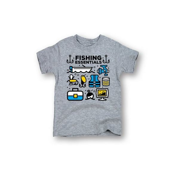 Instant Message - Fishing Essentials-TODDLER SHORT SLEEVE TEE-2T