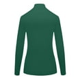 thumbnail image 5 of M&M SCRUBS Women's Long Sleeve Turtle-Neck T-Shirt Under Scrub (True Hunter Green, Large), 5 of 5