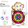 thumbnail image 1 of Interactive Family Party Game Educational Dart Boards Toy Animals Soft Stciky Ball Throwing For Children Gift Monkey, 1 of 6