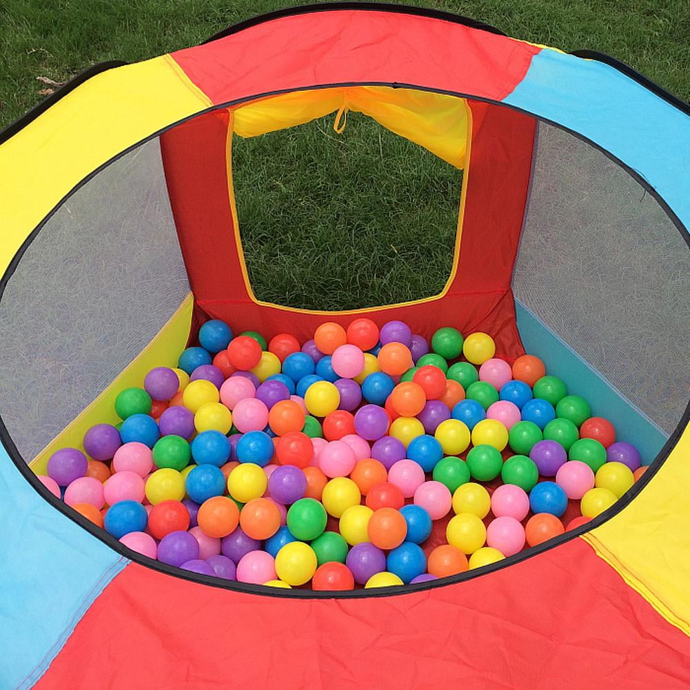 Play House Indoor and Outdoor Easy Folding Ball Pit Hideaway Tent Play Hut Home 