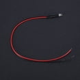thumbnail image 3 of 10pcs 12V 3mm LED Light-emitting Diode Wired Multicolor LED Light Cable 20cm 0.06W For Home Or Industry, 3 of 8