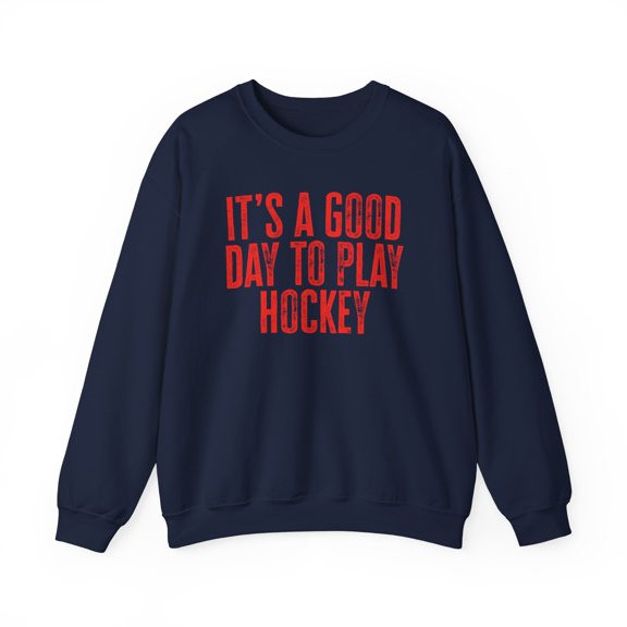 Hockey Player Sweatshirt Gifts Crew Neck Shirt Long Sleeve Unisex