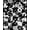 Black, Pattern 2, variant on ODIKA 4'x6' Machine Washable Non-Slip Area Rug, Modern Soundwave Record with Artistic Turntable Inspired Design High Traffic Rug, Black, 88447