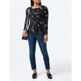 thumbnail image 5 of Joules Women's Harbour Print Long Sleeve Jersey Top (Black Midnight Beasts, 6/Small), 5 of 5