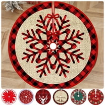 Dmlowu Christmas Decorations Tree Skirt, Non Slip Christmas Tree Skirt, Wrink Proof Exquisite Christmas Tree Skirts for Holiday Party Christmas Decorations(35.4"/90cm)
