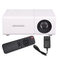 thumbnail image 2 of Mini Projector, 1080P HD Portable Projector with Auto Keystone Correction, 6000lm, LED Home Theater Projector with 3.5mm USB 2.0 High Definition Multimedia Interface, 2 of 7