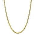 thumbnail image 1 of 10K Yellow Gold chain Curb Flat 20 in 4.6 mm 4.6mm Beveled, 1 of 5