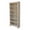 Gray, variant on International Concepts Solid Wood Shaker Bookcase, 72 in H